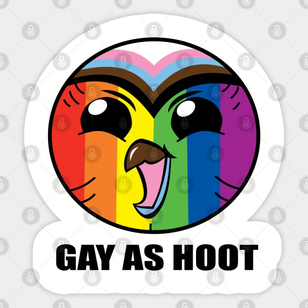 Pride Hooty Sticker by Magical_Antics
